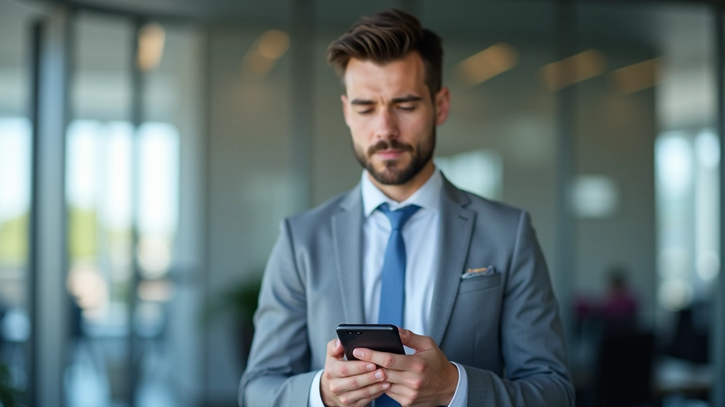 Osoba koja koristi pametni telefon za dvostranu autentifikaciju, modern sučelje za prijavu